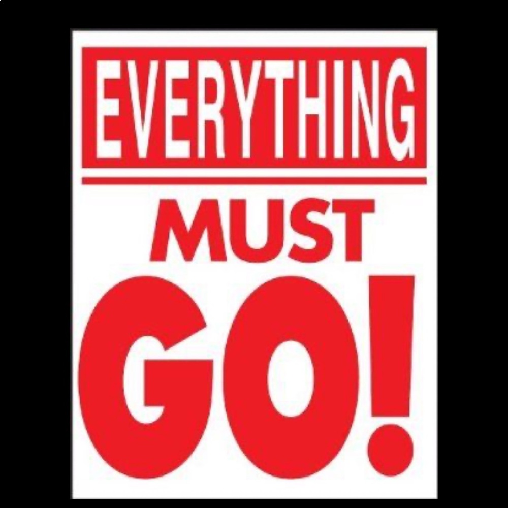 Everything must go sale... make an offer!!!